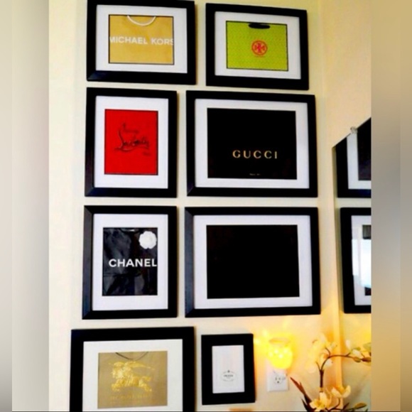 8x10” Luxury Designer Shopping Bag Art - Picture 2 of 10